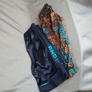 2 Pair Boys Athletic Shorts